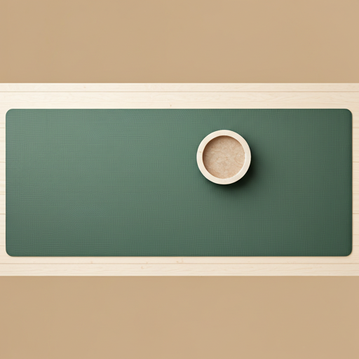 Restorative yoga in a serene spa environment